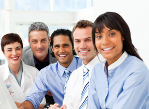 Diverse Business Team at Work in the Office