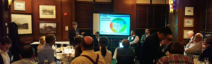 Photo of Tina Teree Baker, IGP, President of Cadence Group, leading a panel for ARMA NOVA